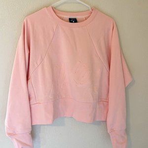 Light Pink Nike Sweatshirt (Cropped)